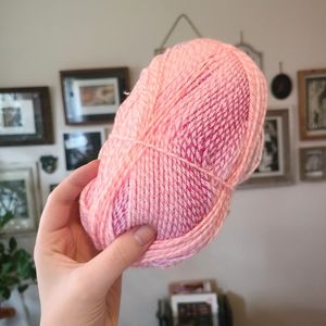pink yarn